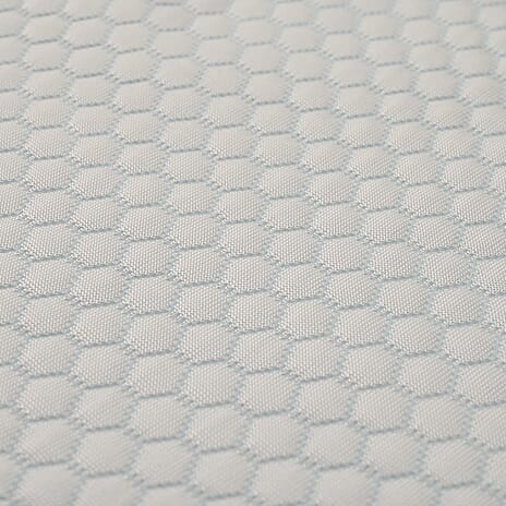 Nylon Patterned Mattress Pad (Size 150x30 cm) - Blue & White & Blue & White