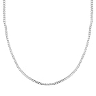 One Time Closeout- Sterling Silver Curb Chain (Size - 18)