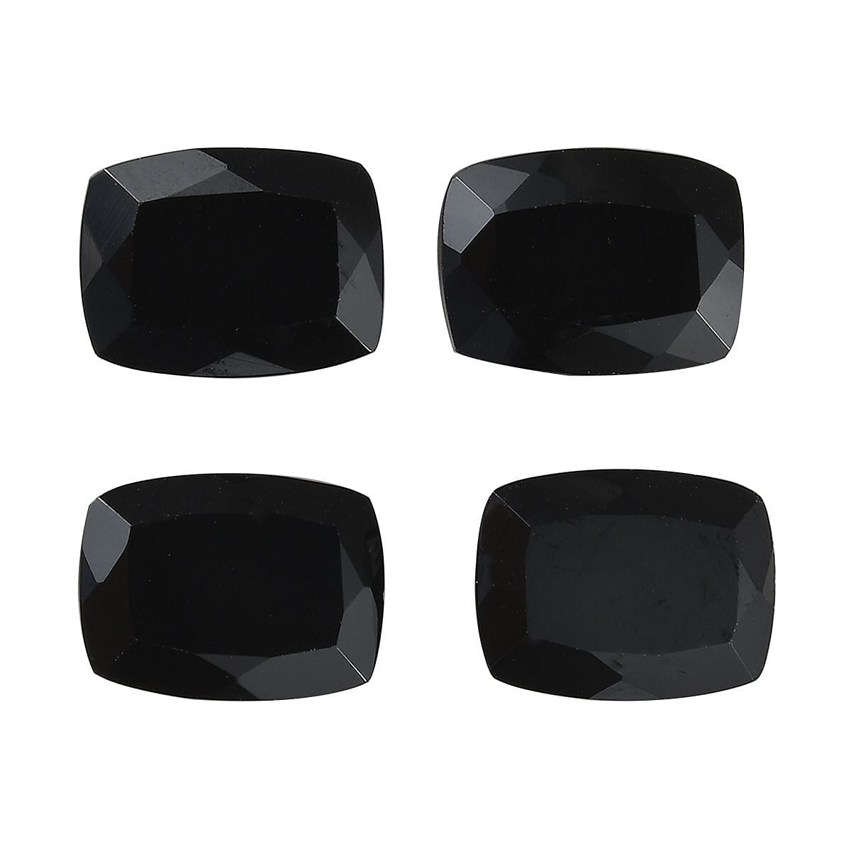 Black Spinel Cushion 8x6 mm