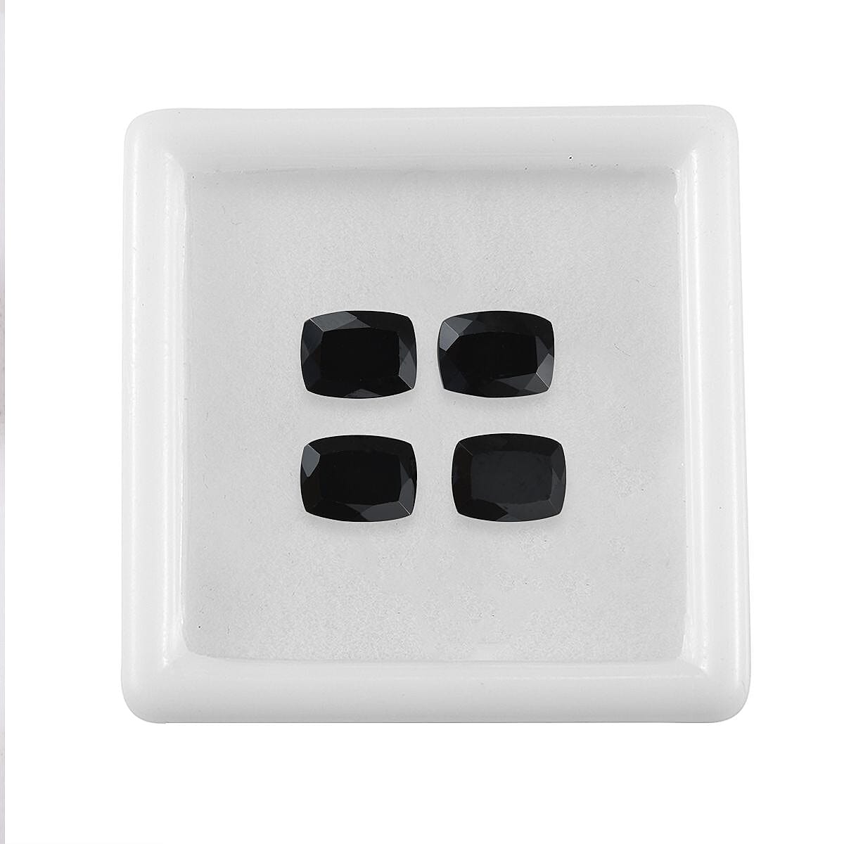 Black Spinel Cushion 8x6 mm