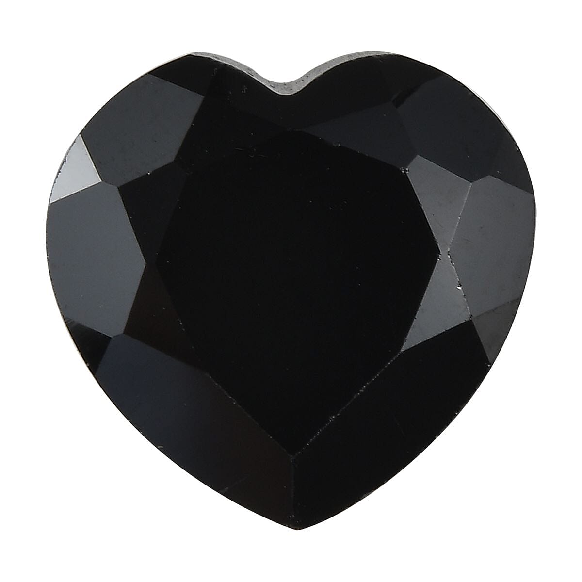 Black Spinel Heart 12 mm