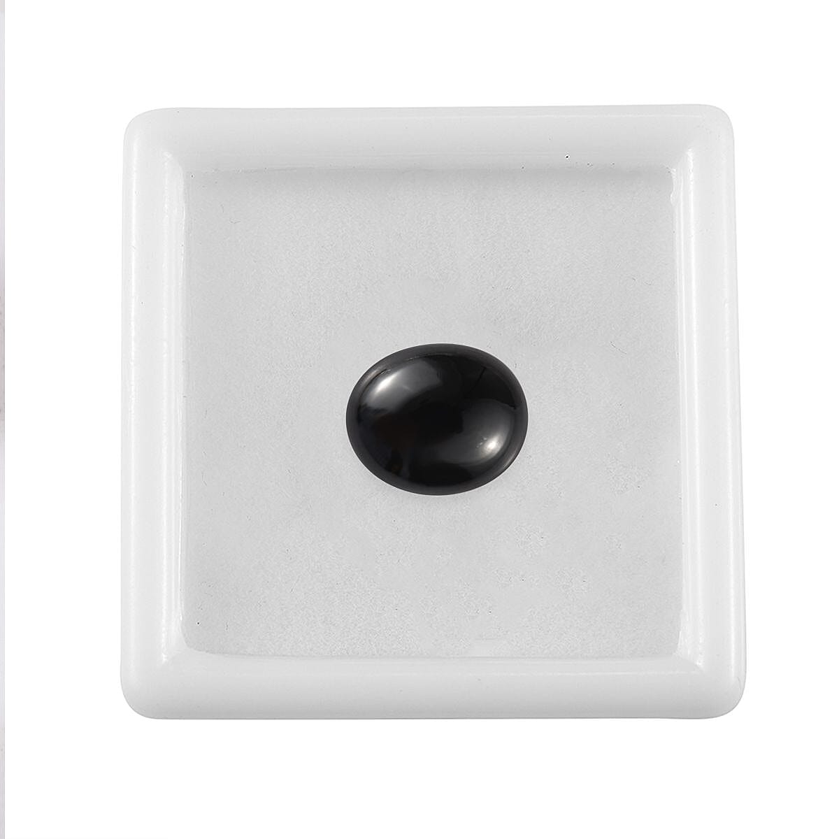 Black Spinel Oval 12x10 mm