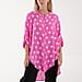 Moda Italia Polka Dot Pure Cotton Shirt  - Pink