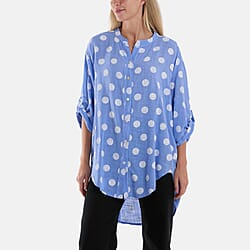 Moda Italia Polka Dot Pure Cotton Shirt