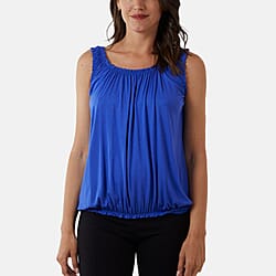 Misumi Italian Closeout - Balloon Ruffle Neck Vest (One Size) - Lilac