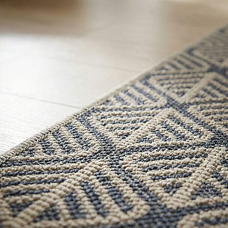 Leaf Pattern Rug - Door Mat (Size 150x50cm) - Grey