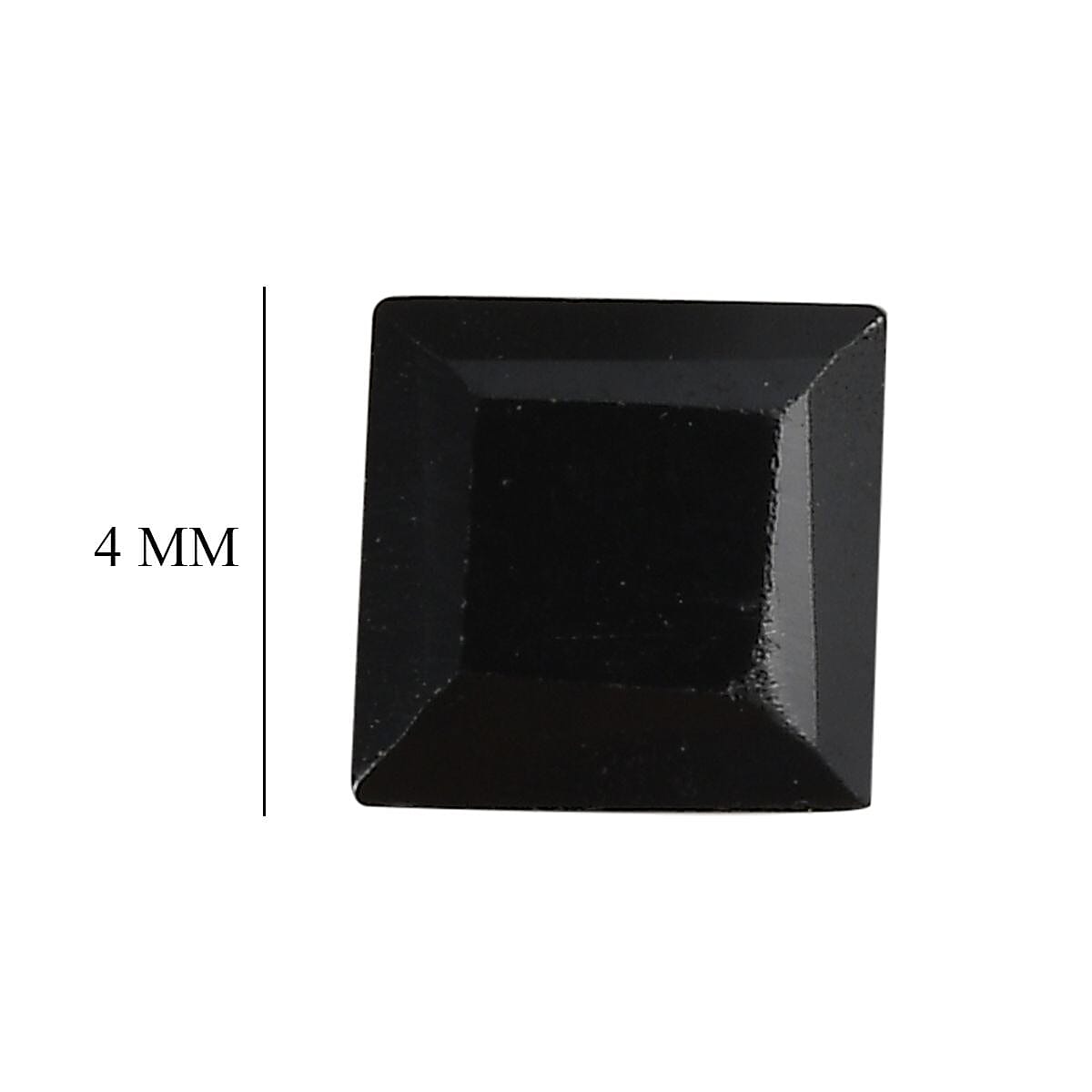 Black Spinel Square 5 mm