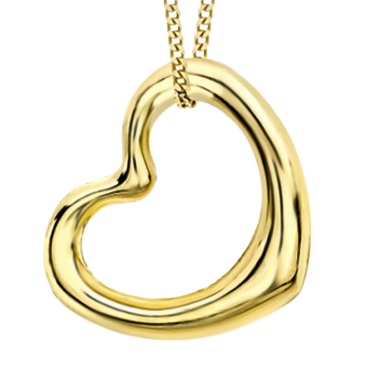 Hatton Garden Closeout - 18K Yellow Gold Heart Pendant