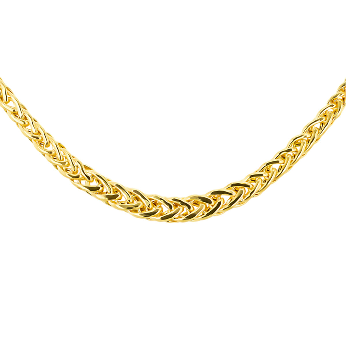 9K Yellow Gold  Necklace (Size - 17.75),  Gold Wt. 6.3 Gms