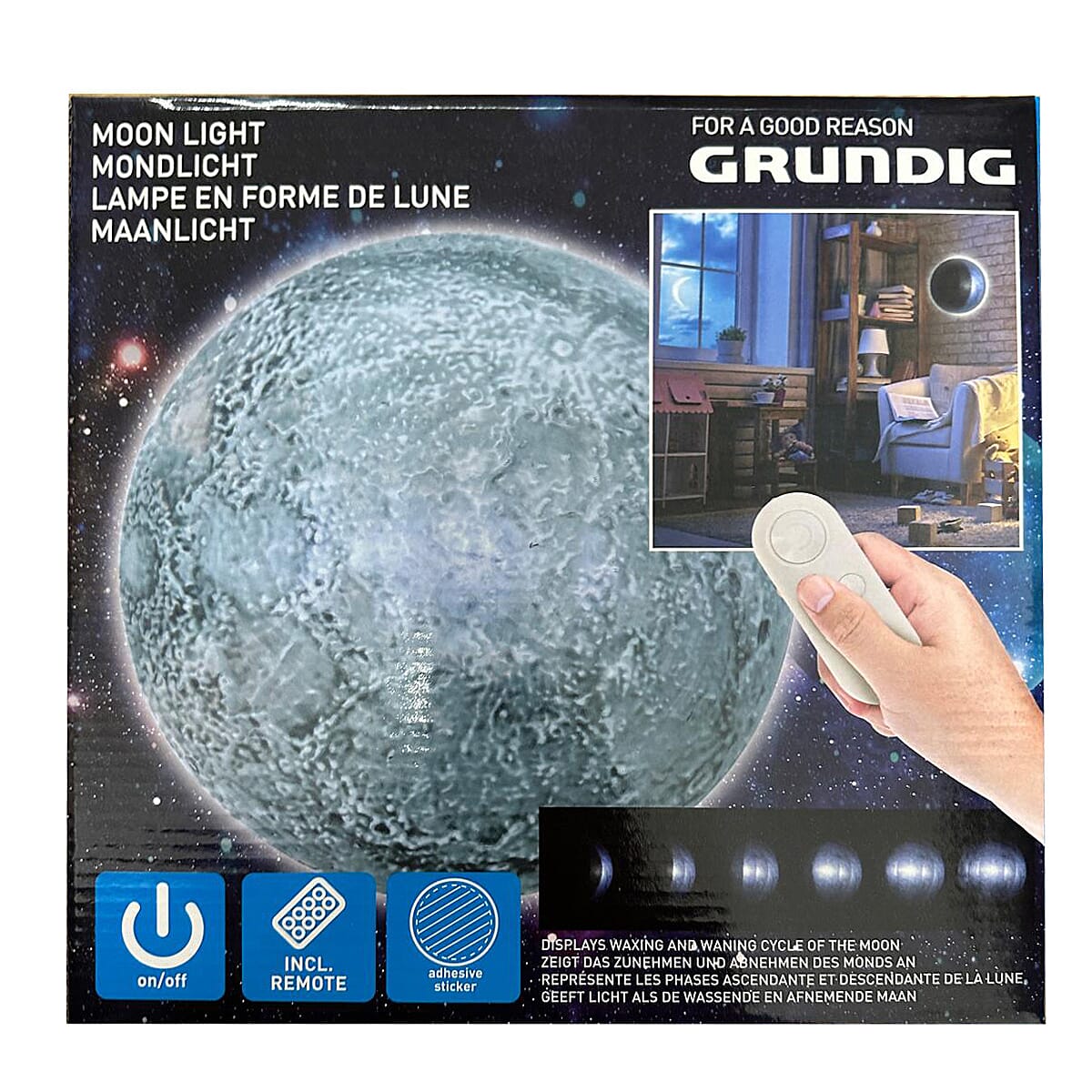 GRUNDIG Hanging Moon Light  - Black