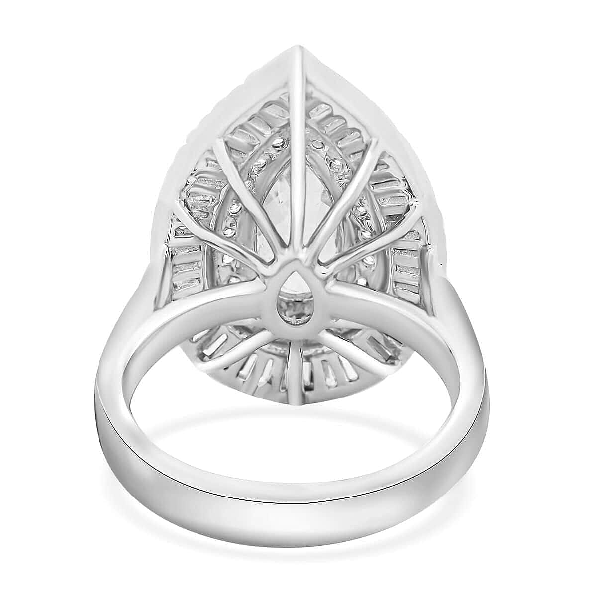 Certified and Appraised RHAPSODY 950 Platinum AAAA Paraiba Tourmaline, E-F VS Diamond Ring 3.20 Ct