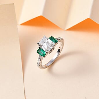 https://tjcuk.sirv.com/Products/77/8/7780365/Moissanite-Emerald-Main-Stone-With-Side-Stone-Ring-in-Rhodium-Overlay-_7780365_1.jpg?w=342&h=342