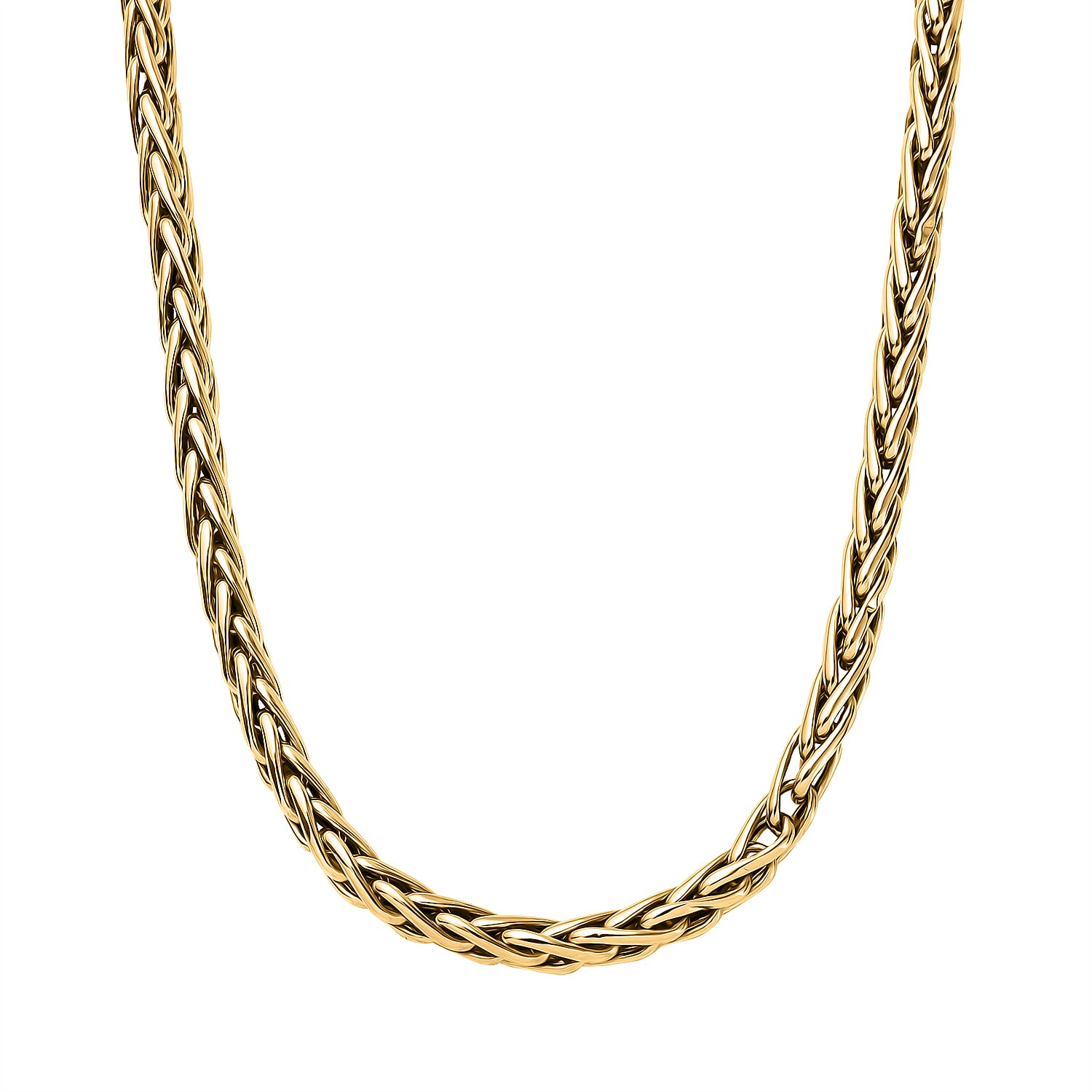 Maestro Collection - 9K Yellow Gold Bella Spiga Necklace (Size - 20), Gold Wt. 5.20 GM
