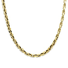 Maestro Collection - 9K Yellow Gold Mirror Grande Square Necklace (Size - 20), Gold Wt. 7.53 Gms