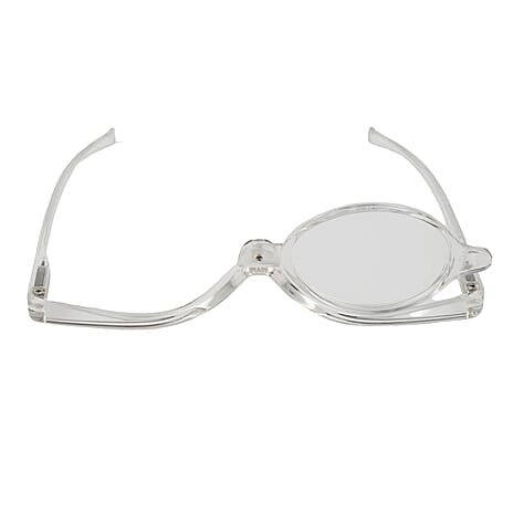 Quickreader Makeup Rotating Magnifying Glasses - White