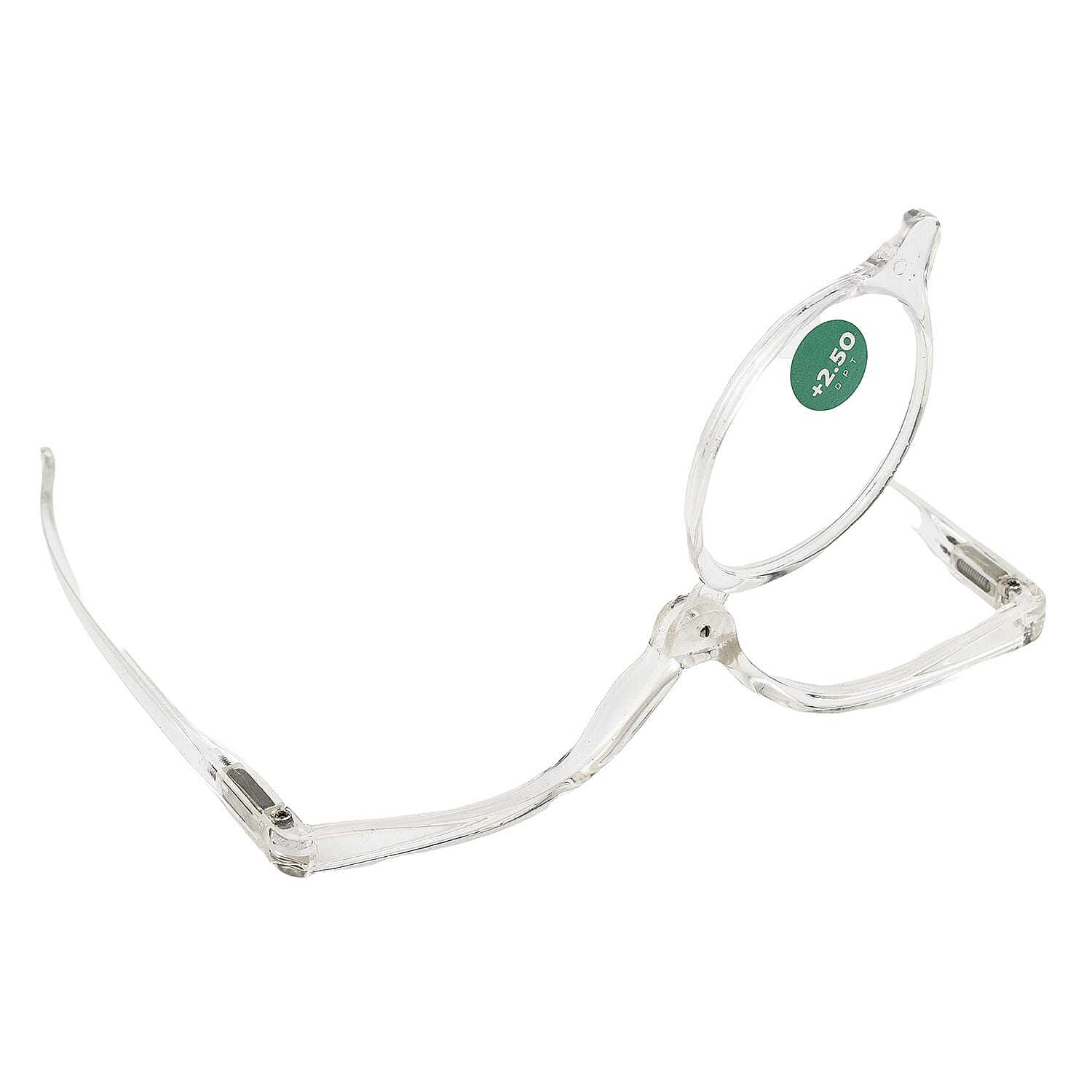 Quickreader Makeup Rotating Magnifying Glasses - White