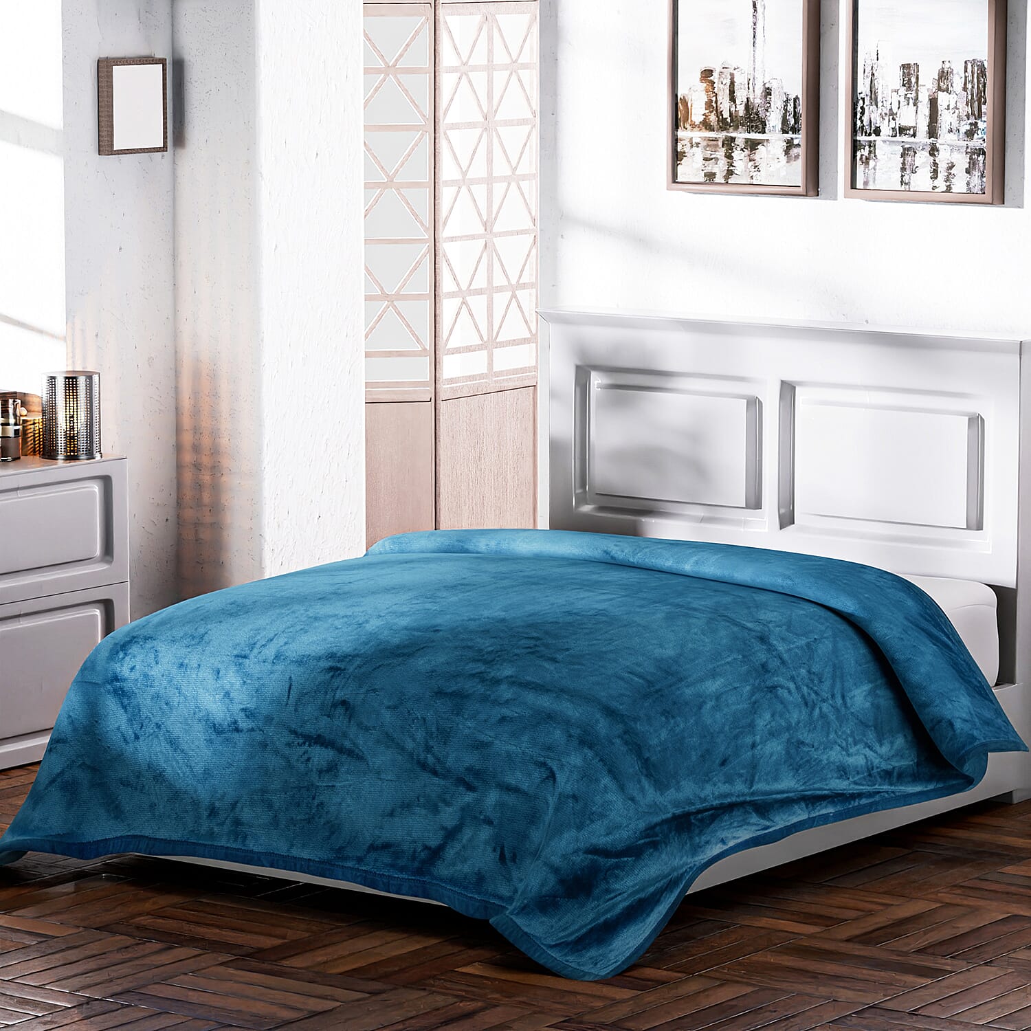 Soft and Luxurious Blanket - Teal Size- 220x228cm