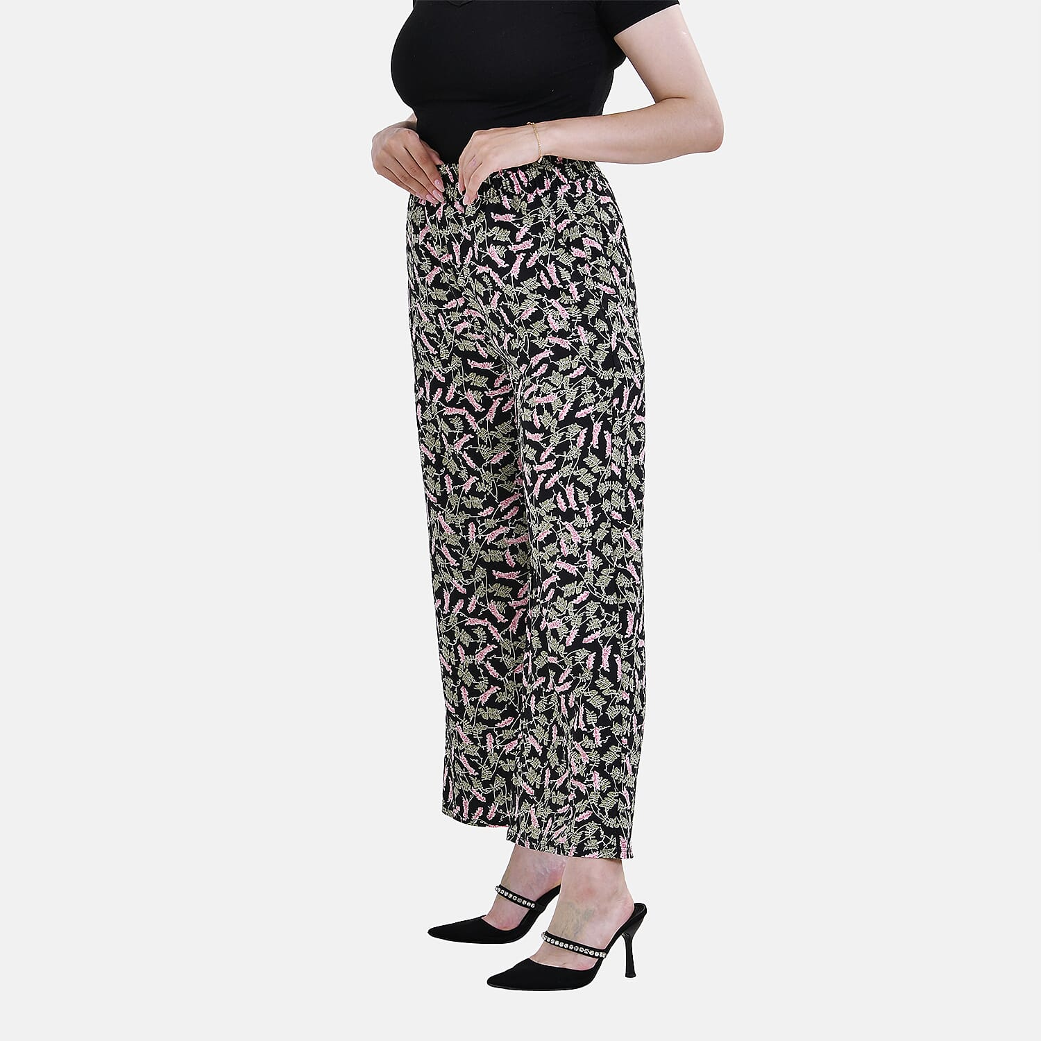  La Marey Wide Leg Pant with Elastic Waistband