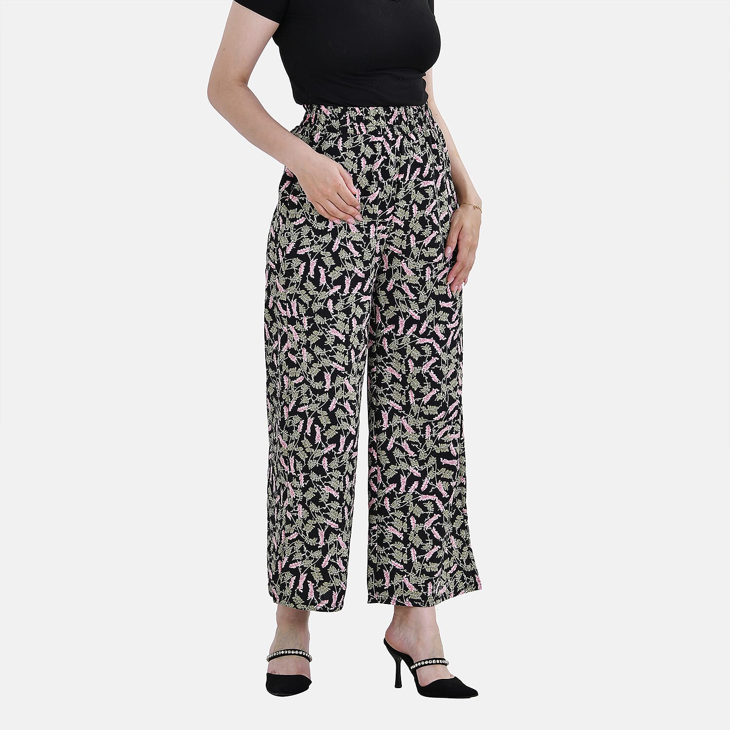  La Marey Wide Leg Pant with Elastic Waistband