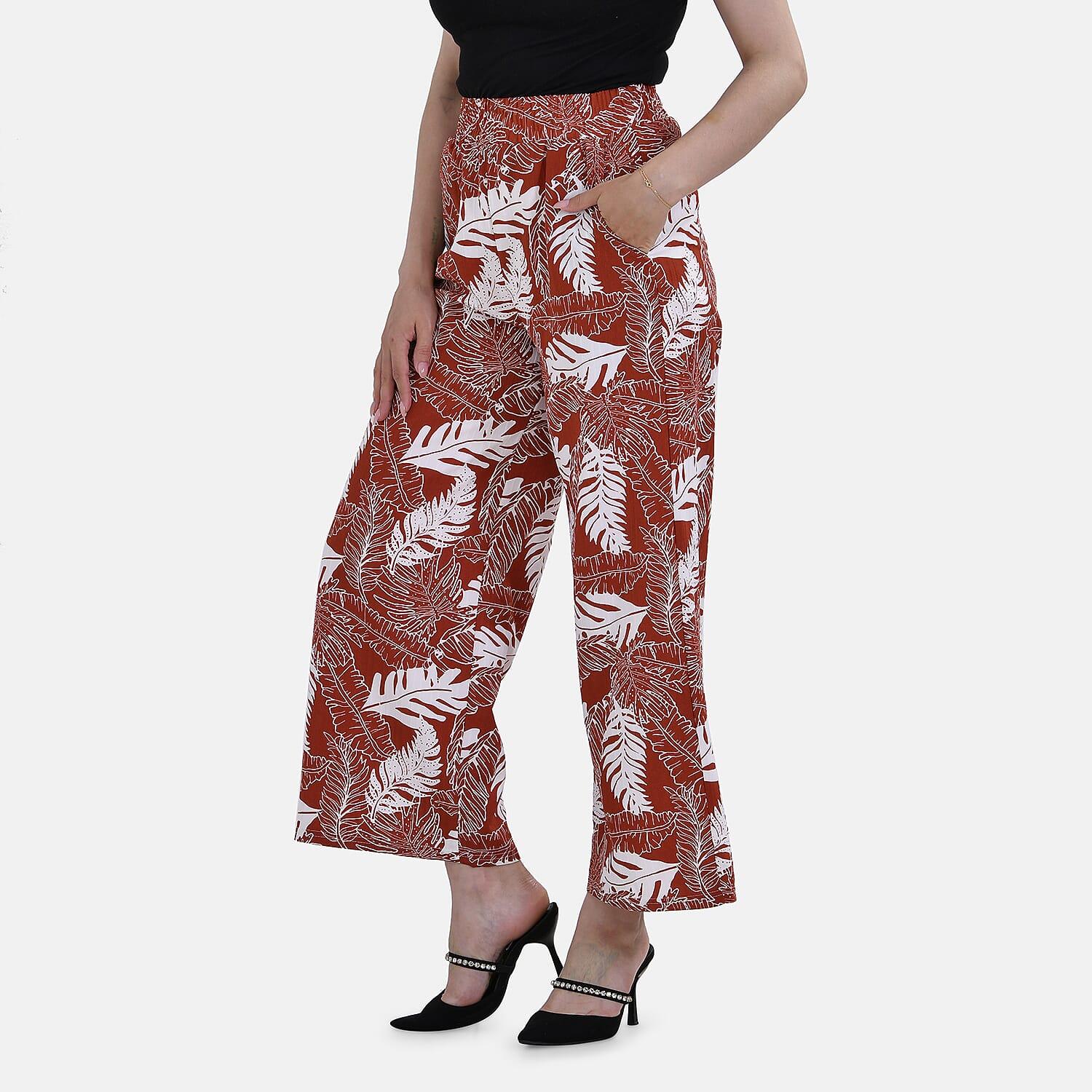  La Marey Wide Leg Pant with Elastic Waistband