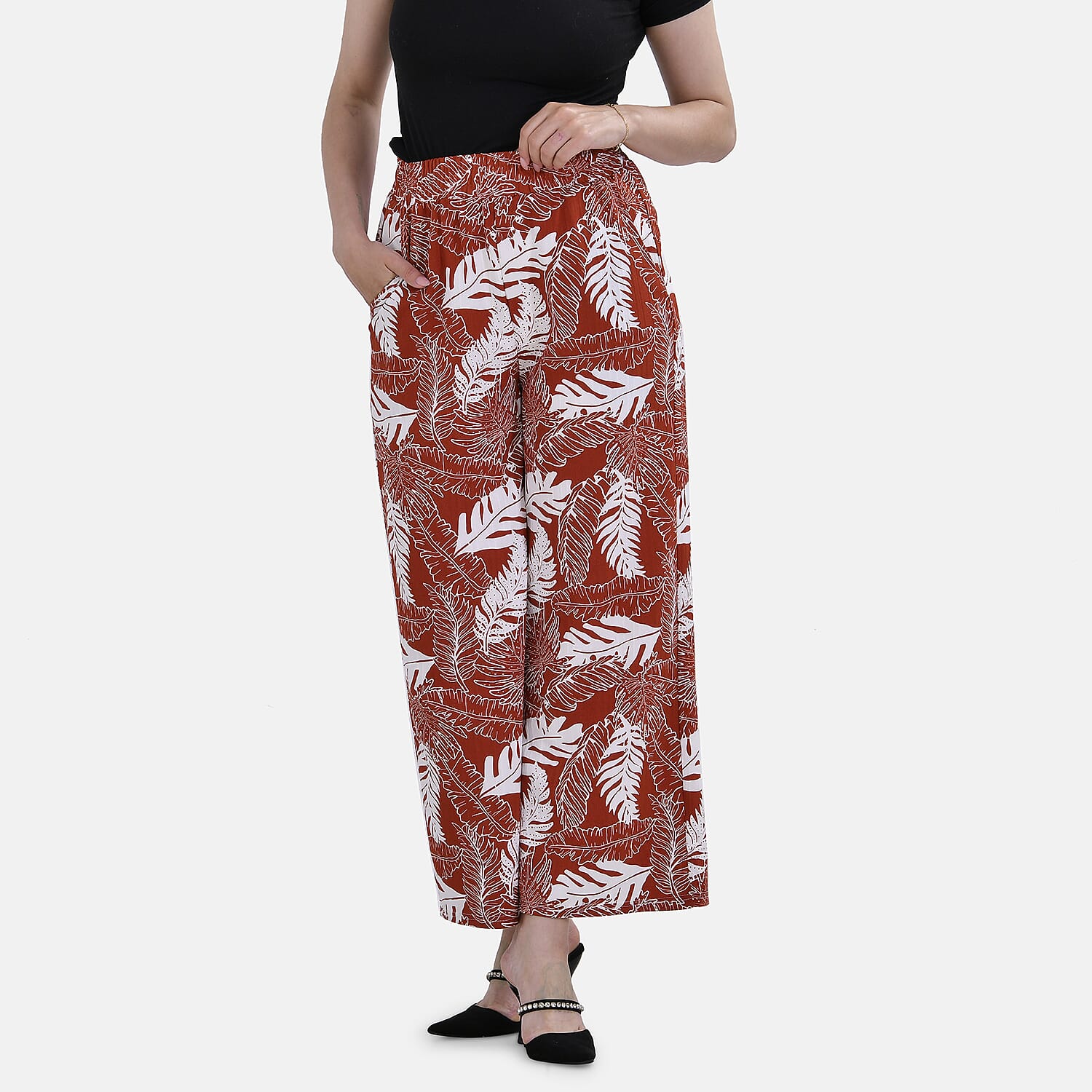  La Marey Wide Leg Pant with Elastic Waistband