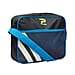Messenger Bag with Front Pocket, One Mail Zip Compartment & Adjustable Strap - Blue