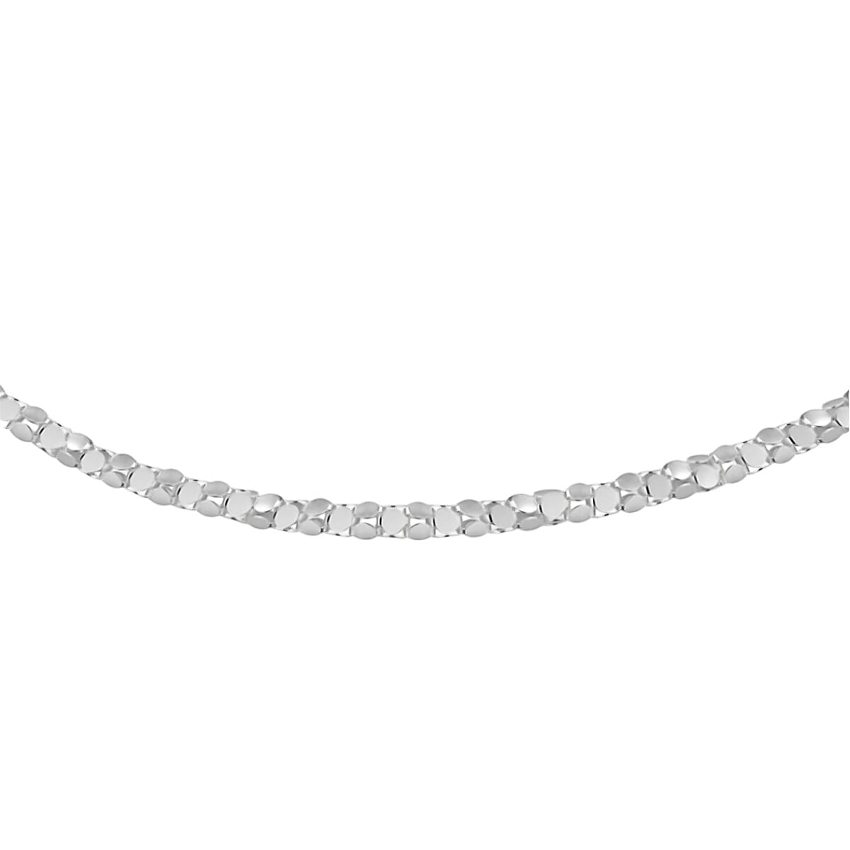 Hatton Garden Mega Closout - Sterling Silver Popcorn Necklace(Size - 18)