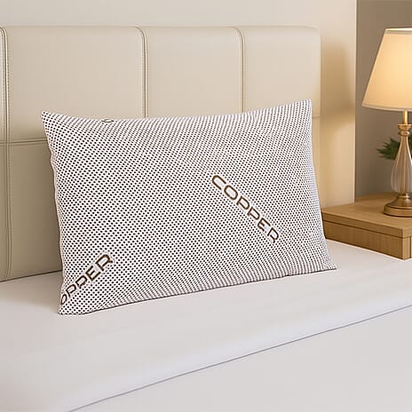 Copper Infused Jacquard Pillowcase (Size 75x50cm)
