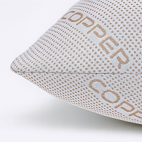 Copper Infused Jacquard Pillowcase (Size 75x50cm)