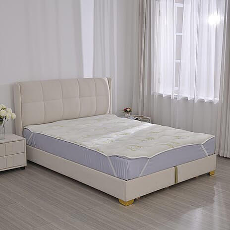 Copper Infused Polyester Mattress Topper(90x190-5 cm)