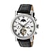 Heritor Automatic Winston Semi-Skeleton Leather-Band Men's Watch