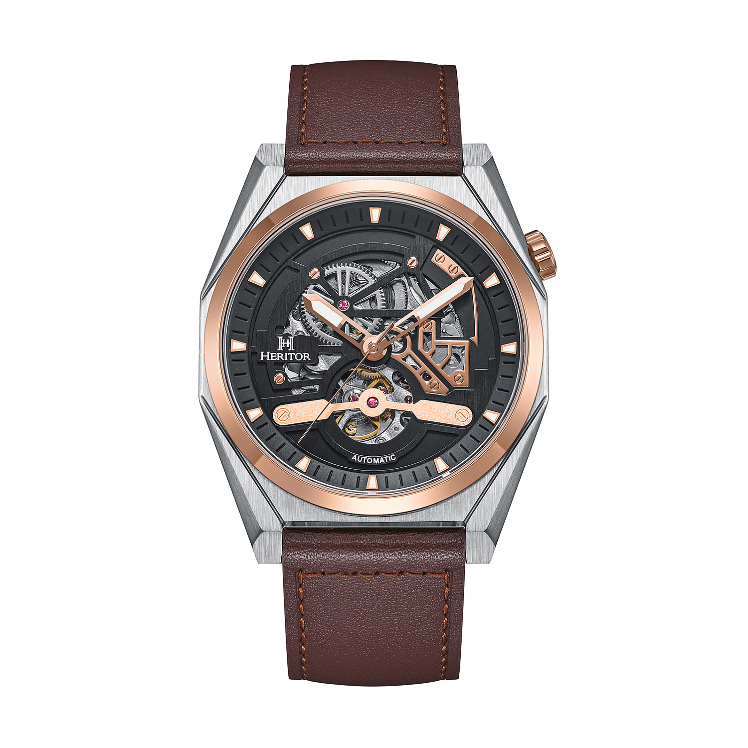 Heritor-Automatic-Amadeus-Black-Dial-Rose-Gold-10-ATM-Mens-Watch-in-Br