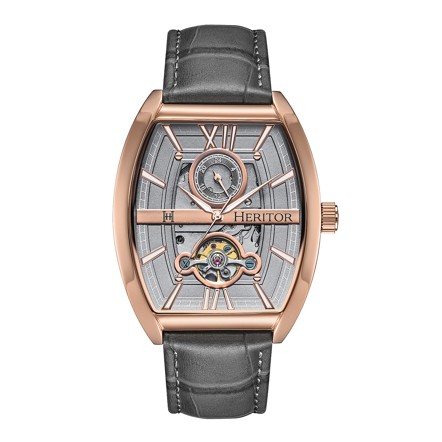 Heritor-Automatic-Masterson-Black-Dial-Rose-Gold-5-ATM-Mens-Watch-in-B
