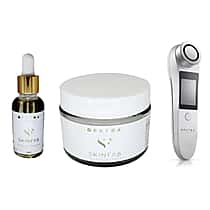 Opatra Dermisonic 2 with Skin Fab Collagen Day Cream and Under Eye Serum Bundle