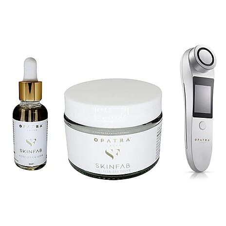 Opatra Dermisonic 2 with Skin Fab Collagen Day Cream and Under Eye Serum Bundle