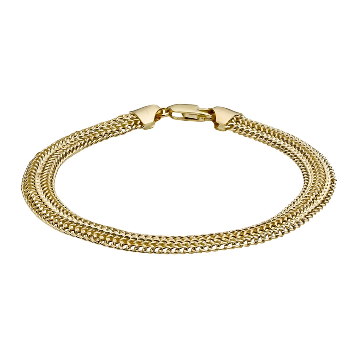 9K Yellow Gold  Bracelet (Size - 7.5),  Gold Wt. 3.2 Gms