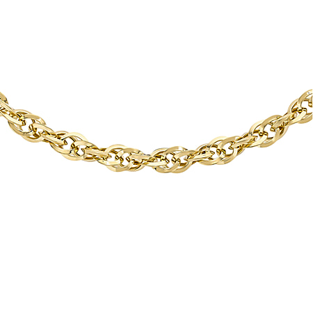 9K Yellow Gold  Chain (Size - 18),  Gold Wt. 3.8 Gms