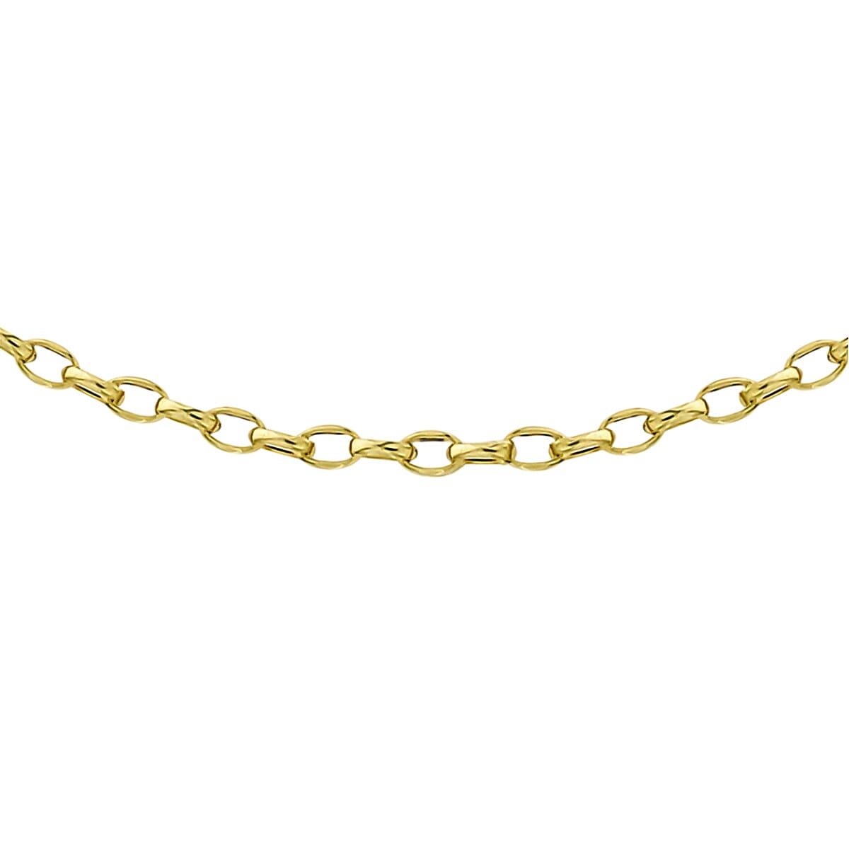 9K Yellow Gold  Chain (Size - 18),  Gold Wt. 1.3 Gms