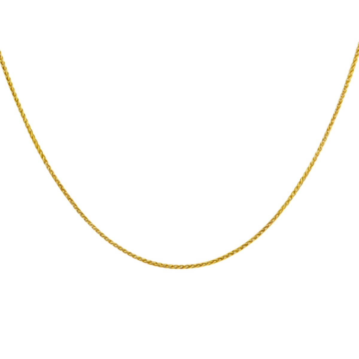 9K Yellow Gold  Chain (Size - 20),  Gold Wt. 1.9 Gms