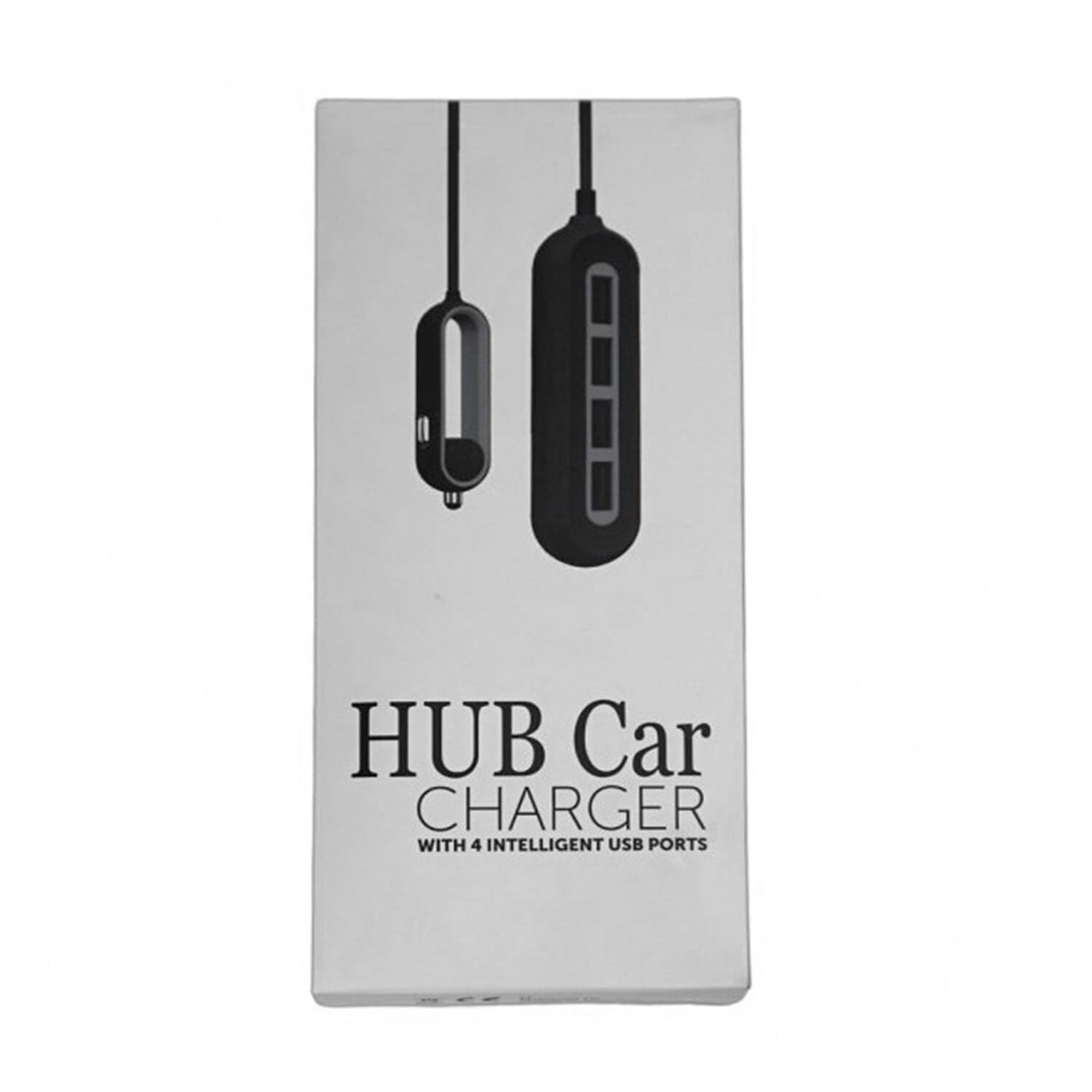 Hub Car Charger with 4 Intelligent USB port