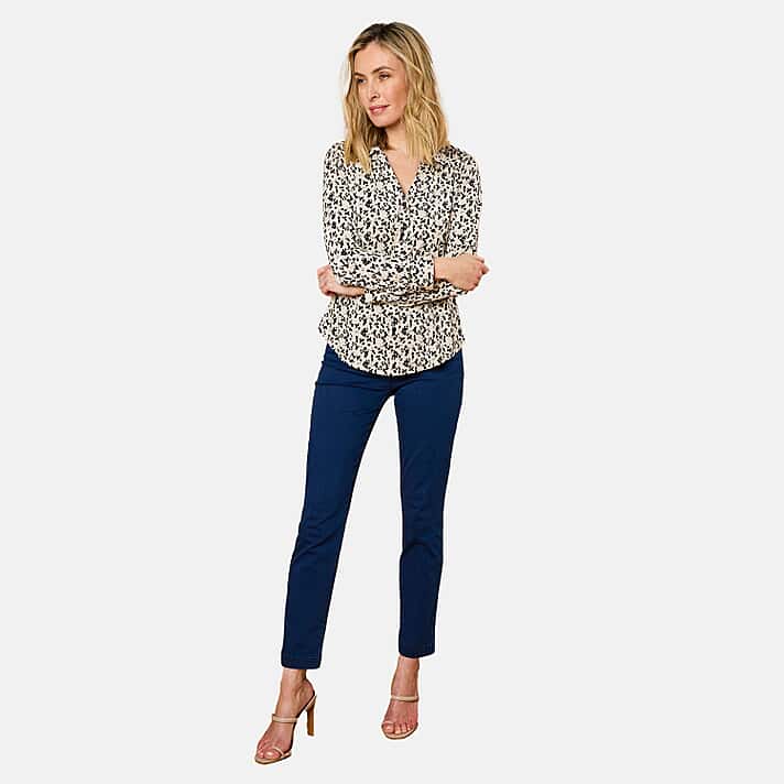 Emreco Stretch Denim Trouser 29 Inch Leg (Size 10) - Blue