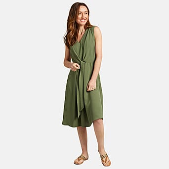 https://tjcuk.sirv.com/Products/77/8/7783953/Emreco-Tie-Front-Sleeveless-V-Neck-Midi-Dress-Size-12-Khaki_7783953.jpg?w=342&h=342