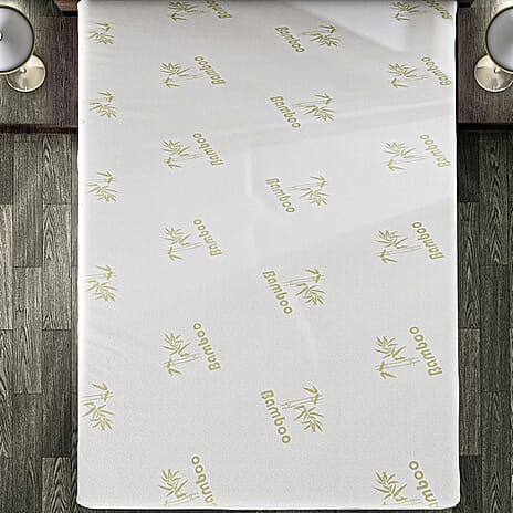 Bamboo Waterproof Mattress Protector - Double