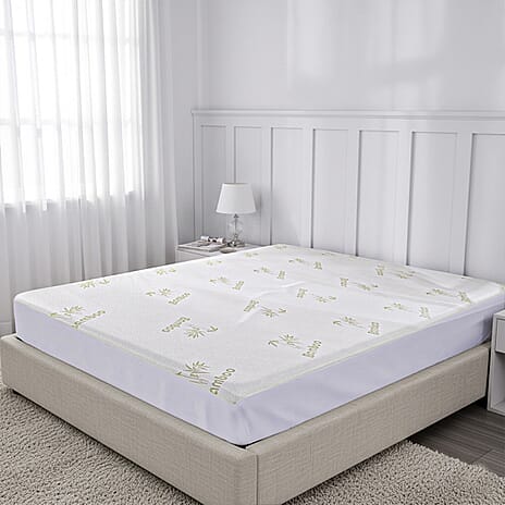 Bamboo Waterproof Mattress Protector - King