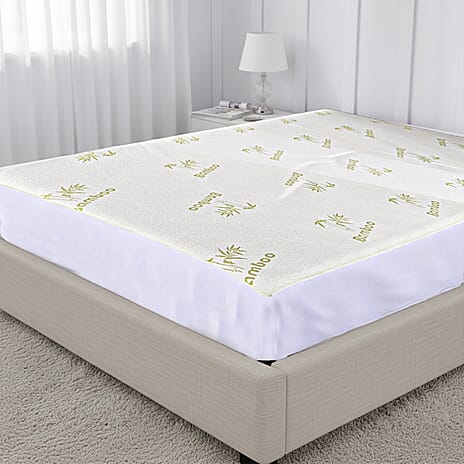 Bamboo Waterproof Mattress Protector - King