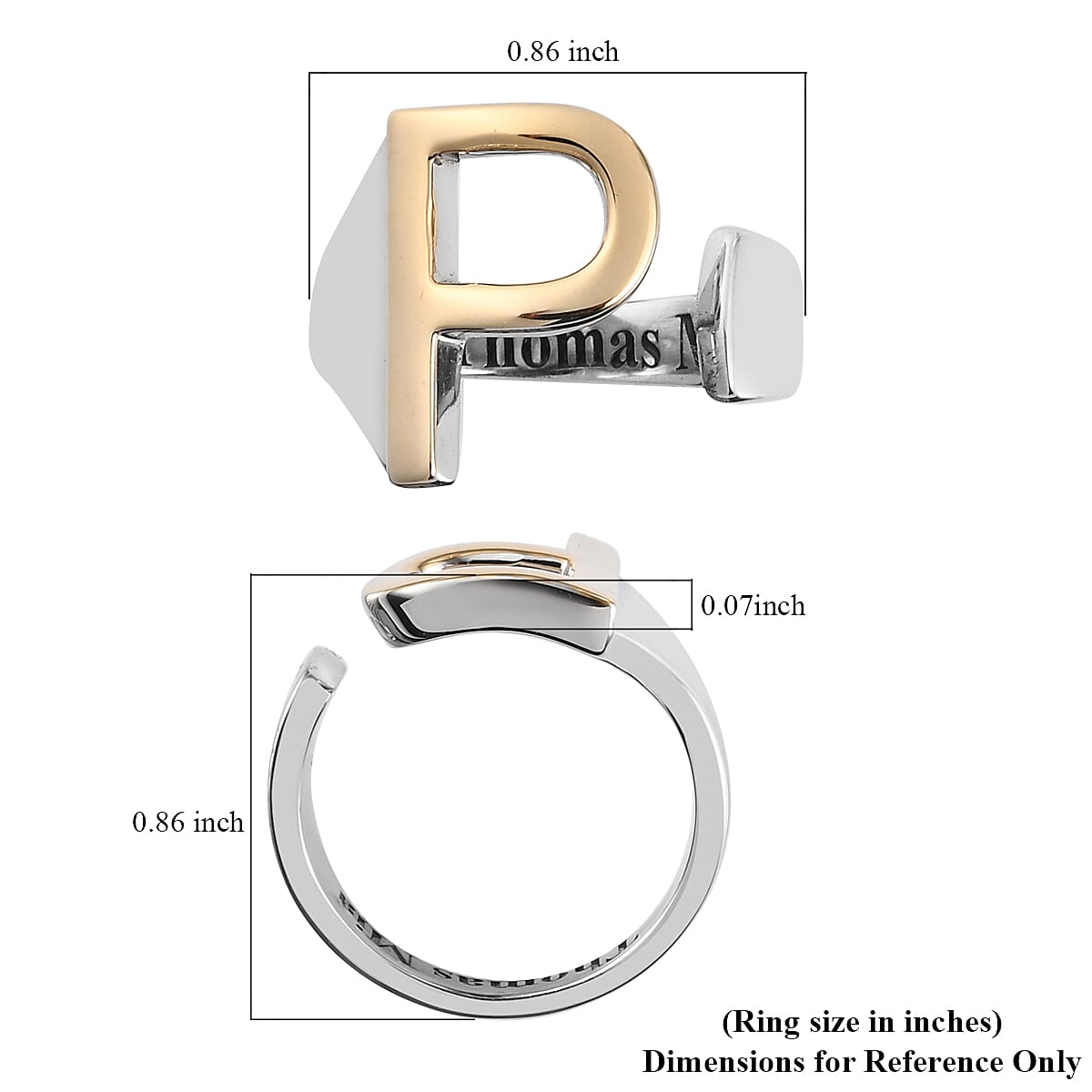 Ring in Yellow Gold Tone