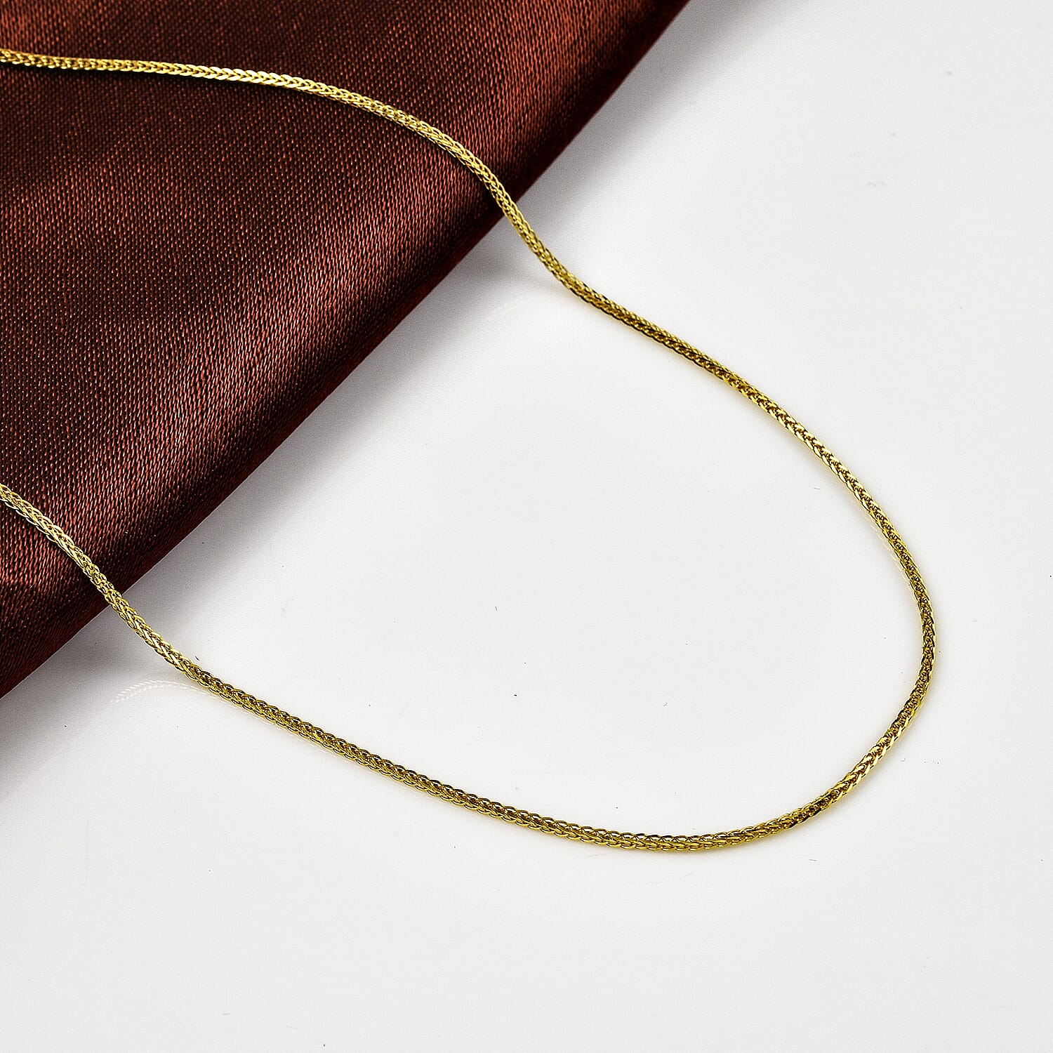 24K - Yellow - Gold - Standard  Chain (Size - 18),  Gold Wt. 2.47 Gms