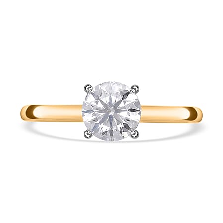 JCK Vegas Closeout Luxuriant Diamond - 14K Yellow Gold  IGI Certified Lab Grown Diamond (EF-VS) Solitaire Ring 1.00 Ct