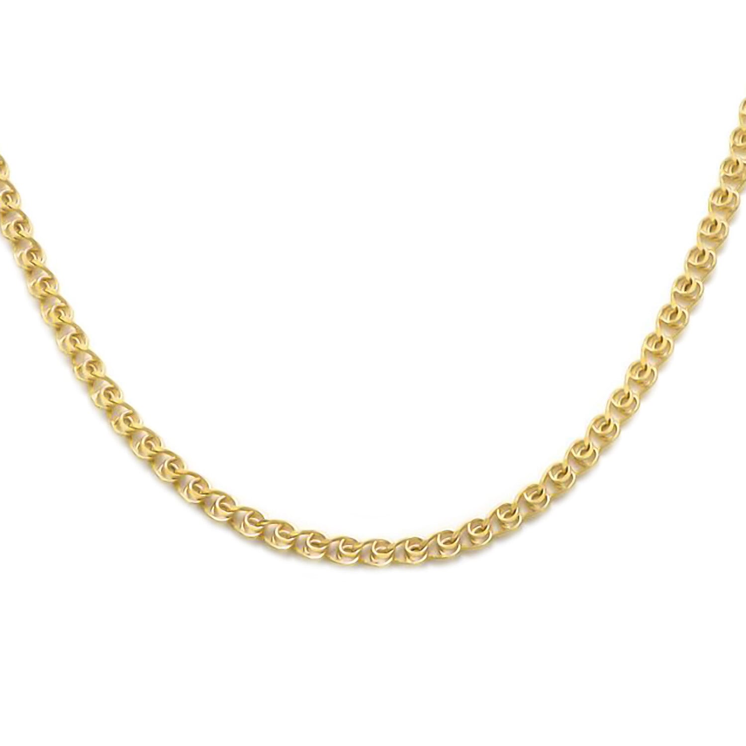 Maestro Collection - 9K Yellow Gold Infinity Necklace (Size - 24)