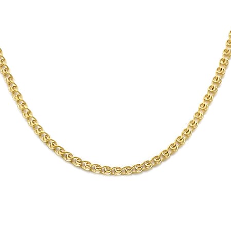 Maestro Collection - 9K Yellow Gold Infinity Necklace (Size - 24)